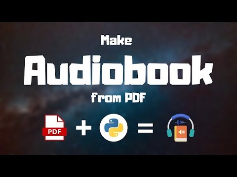 Dont buy audio book make your own by python programming