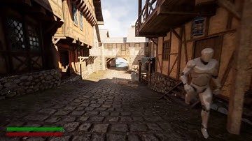 UE4 Level Design - Medieval/Fantasy City (WIP)