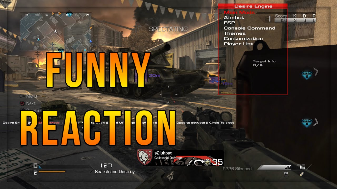 When you end someone's game on CoD Ghosts [REACTIONS]! - YouTube