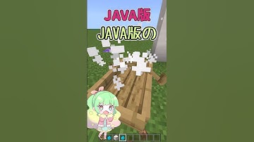 統合版とJAVA版のアレイの違いしってるかな？！豆知識【マイクラ】#shorts