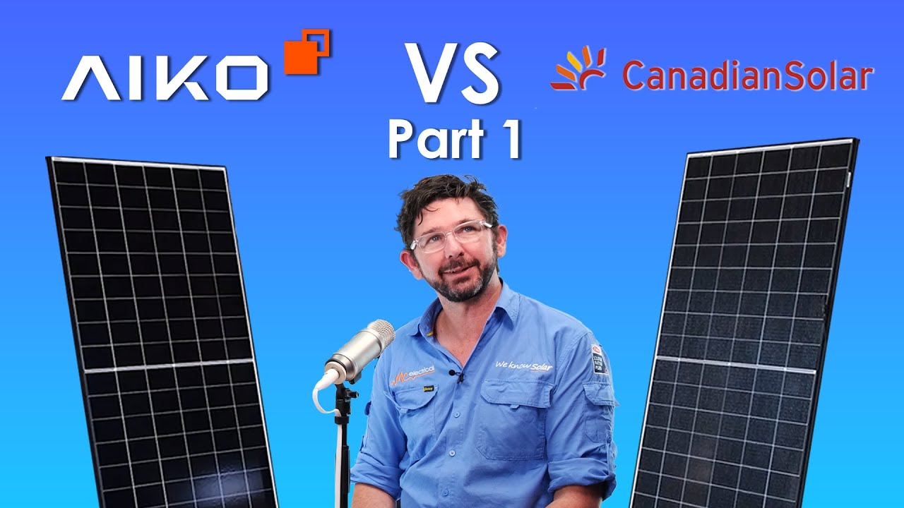 Обзор Aiko vs Canadian Solar Panel 465W