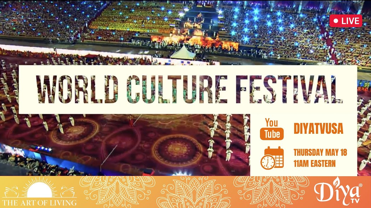 2023 World Culture Festival Press Conference Diya TV YouTube