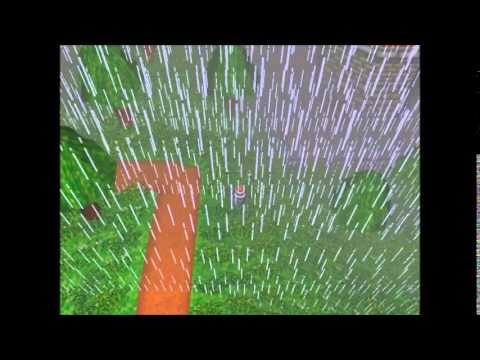GLBasic Pandora RPG Engine smoother circle collision and rain