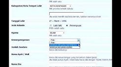 Tata Cara Daftar SBMPTN 2015 #8 (Pengisian Biodata) - Durasi: 8.02. 