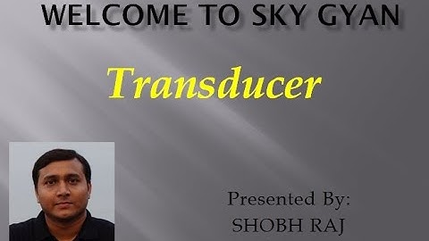 Transducers l Diploma l Polytechnic l Engineering l SkyGyan