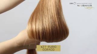 Color #27 Rubio Dorado - Extensiones de Pelo Natural