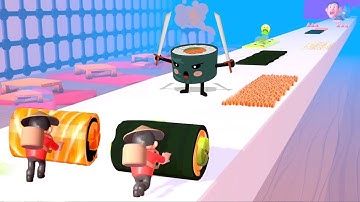 SUSHI RUNNER All Levels Gameplay (Android-iOS) NEW UPDATE GAME