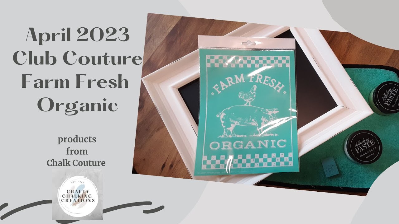 April Club 2023 on Aiden Frame Chalk Couture Fresh Farm Organic Club