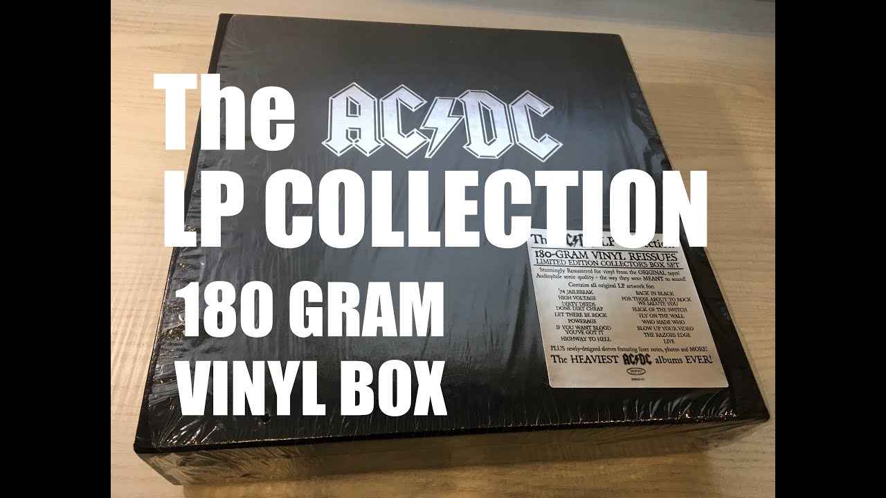 AC DC The LP Collection 180 GRAM Vinyl Box USA 2003 Unboxing by ...