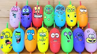 Making Slime with Funny Balloons 🎈 Satisfying Slime video #w106