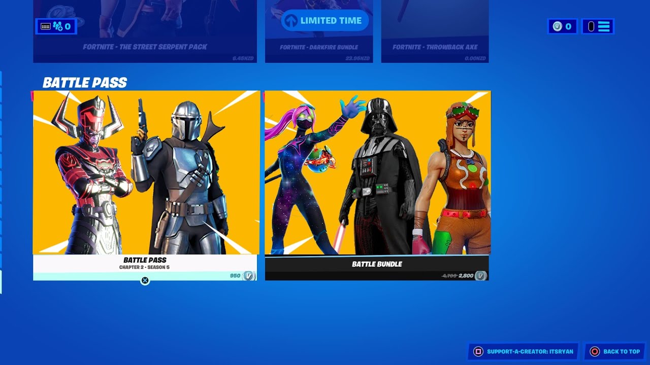 Fortnite Chapter 2 Season 5 Battle Pass Leaked Youtube