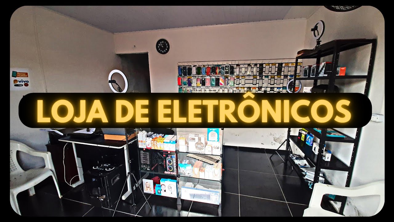 VEJA AGORA! Como Ficou Minha LOJA DE ELETRÔNICOS | Tour COMPLETO LOJA ...