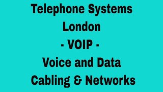 Telephone Systems London VOIP - Voice & Data Network Cabling screenshot 4