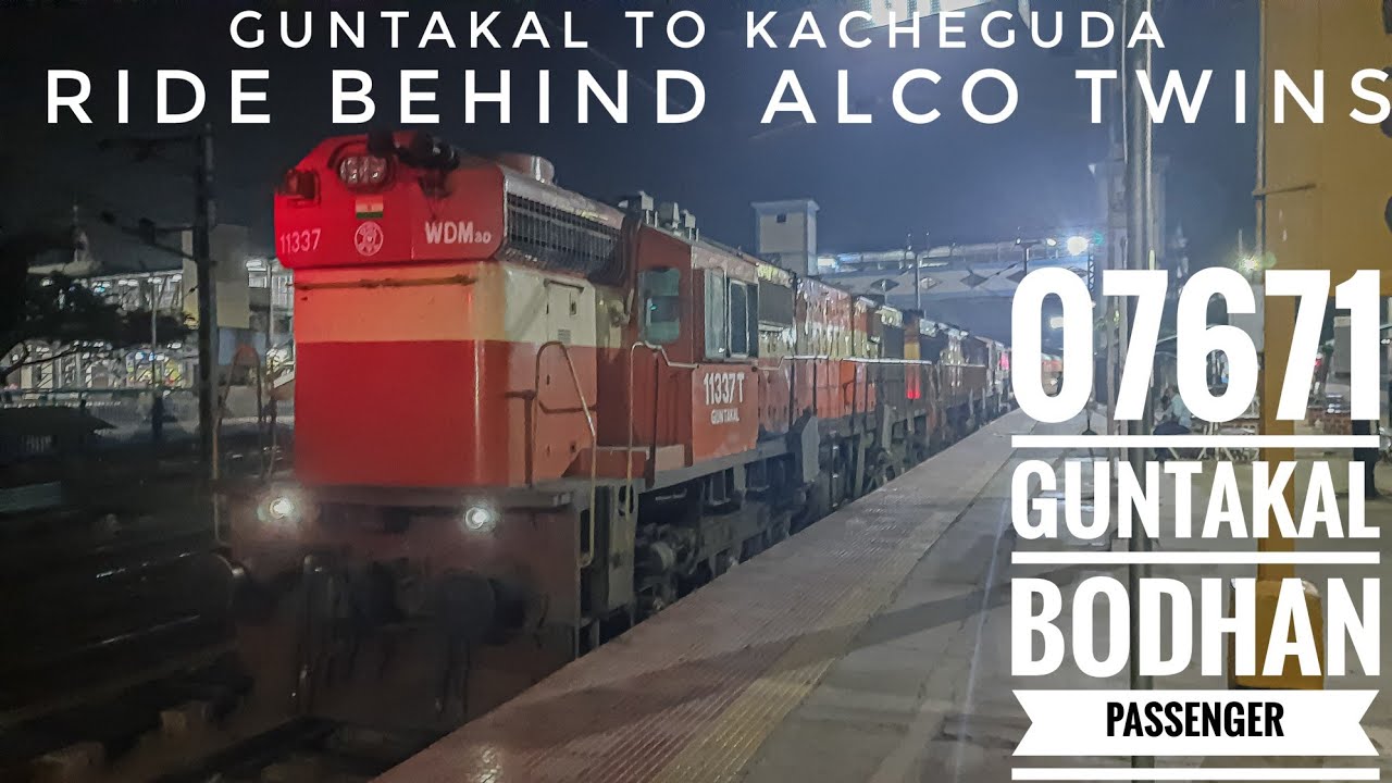 Alco Twins Journey|| For The First Time Travelling Behind Twin Alcos||Onboard GTL KCG BDHN Passenger