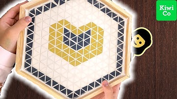🥝 Make Crate Geometric Tiled Tray - KiwiCo Review