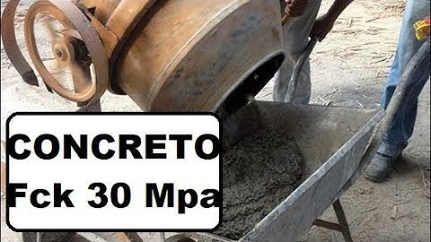 Is it possible to make Fck 30 Mpa CONCRETE in a CONCRETE MIXER? Without additives?