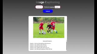 Image Captioning using Transformers | ML Project