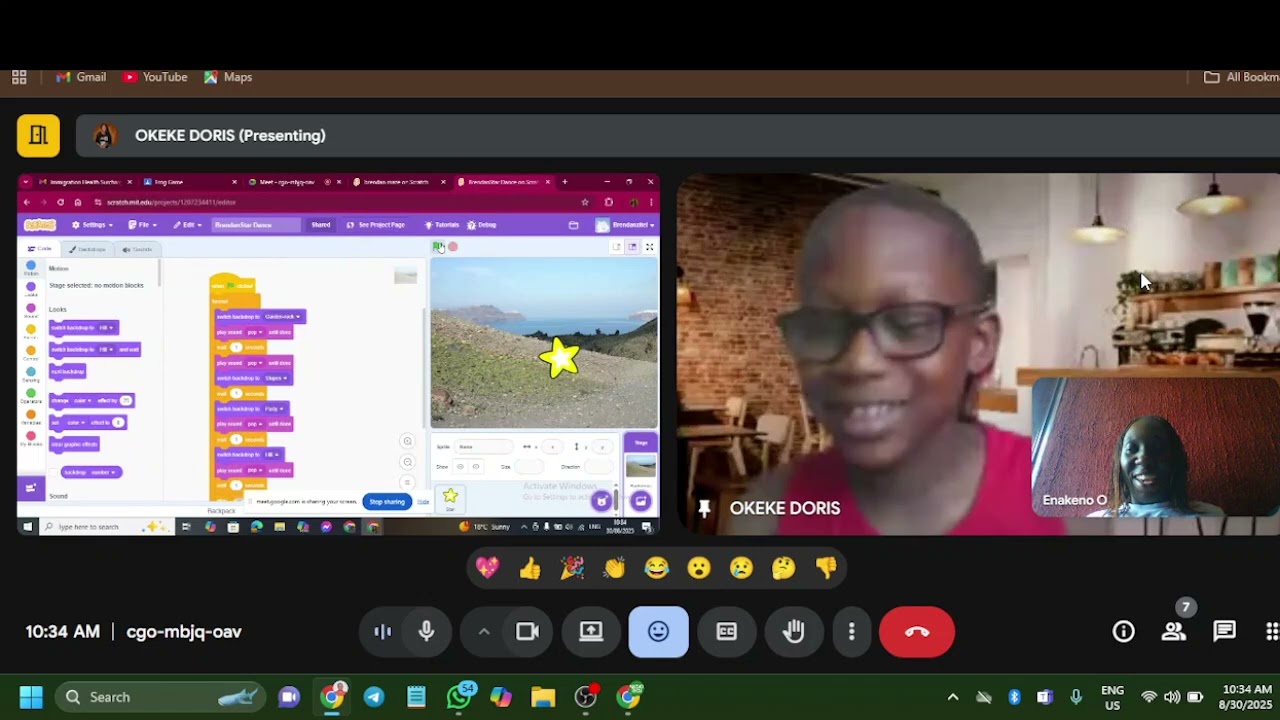 Game Development by Sonrisas Academy Student