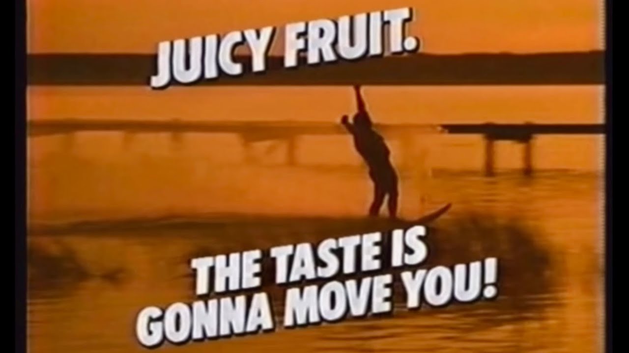 1992 Wrigley's Juicy Fruit Gum Commercial YouTube