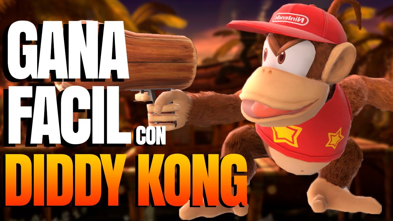 Como Usar A DIDDY KONG En SMASH ULTIMATE