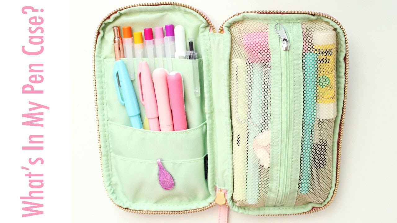 What's in my Pen Case?  Hobonichi Small Drawer Pouch – Ana Jolene