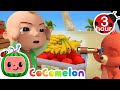 Apples and Banana Boat Adventure | Animal Time | Cocomelon - Nursery Rhymes | Fun Cartoons For Kids