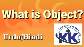 Lecture 18: What is Object? by Karim khan