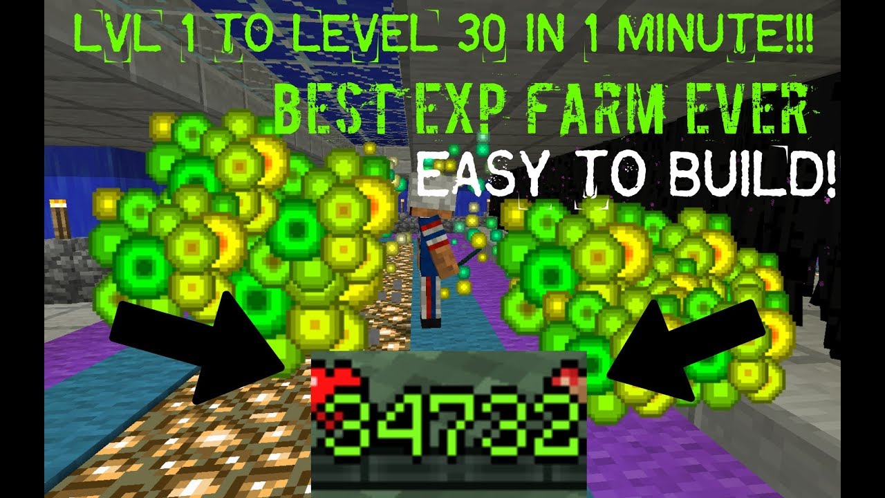 Minecraft Best EXP Farm Ever Tutorial (Easy To Build) 