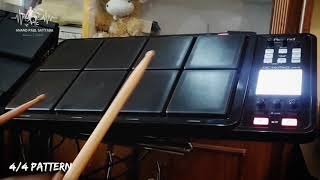 Slow Western Beat In Roland Spd30 Playing Video