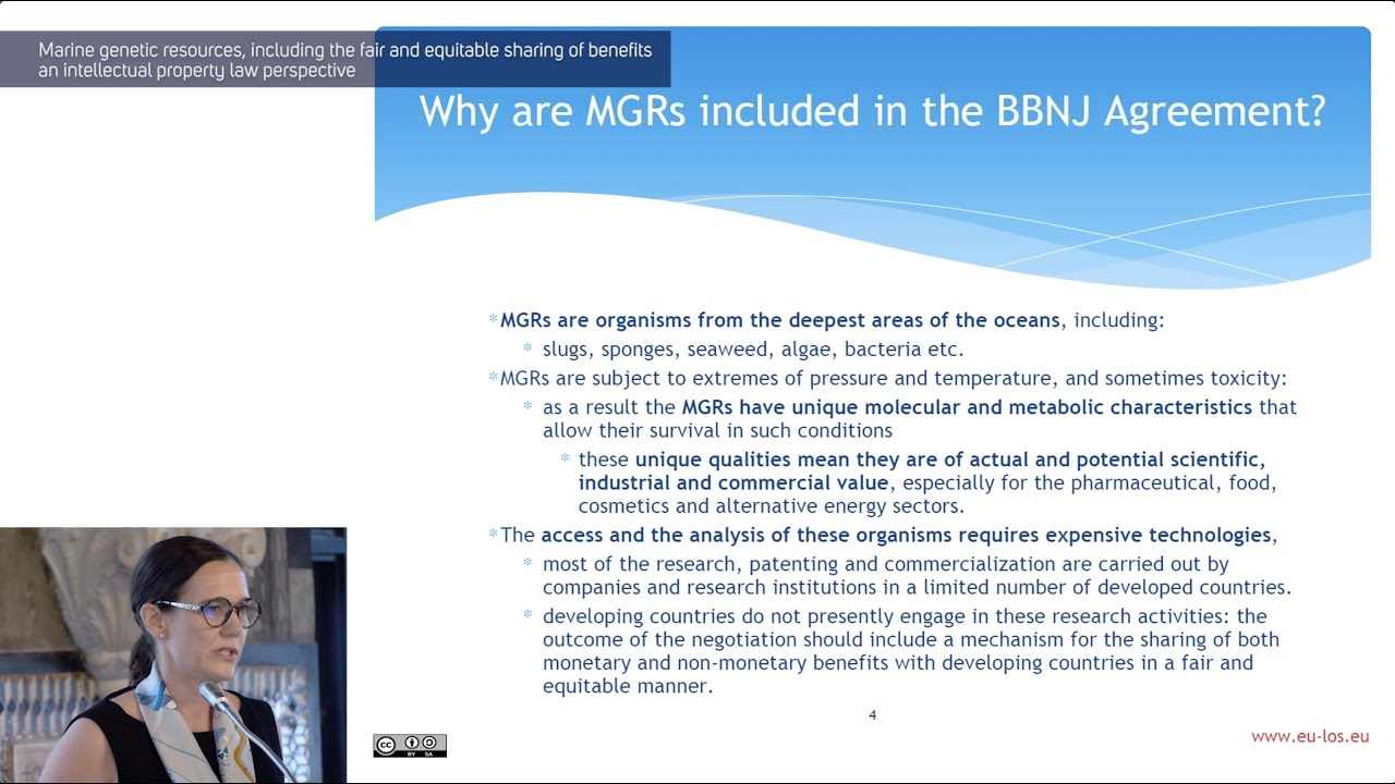 Marine Genetic Resources, Including the Fair and Equitable Sharing of Benefits: An IP Perspective