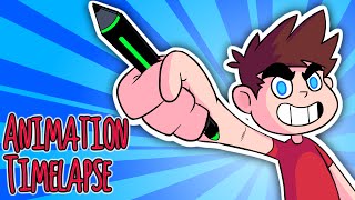 Animating A New Intro! - Animation Timelapse - @Crunchlins
