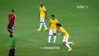 هدف ديفيد لويز ضد منتخب كولومبيا | كأس العالم 2014 | تعليق عصام الشوالي