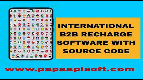 INTERNATIONAL B2B TOP UP RECHARGE ADMIN SOFTWARE WITH SOURCE CODE