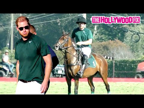 Prince Harry Plays Polo And Wins For The Los Padres Team At The Lisle Nixon Memorial Final Match