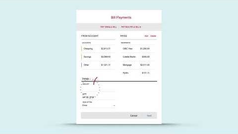 How to: Pay a bill