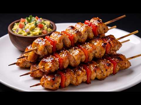 I've Never Had Such Juicy Honey Chicken Skewers – Simple Recipe, Incredible Result!