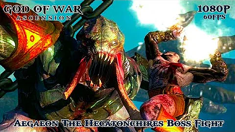 Kratos Vs Aegaeon The Hecatonchires Boss Fight - God of War Ascension | Kratos Legacy.