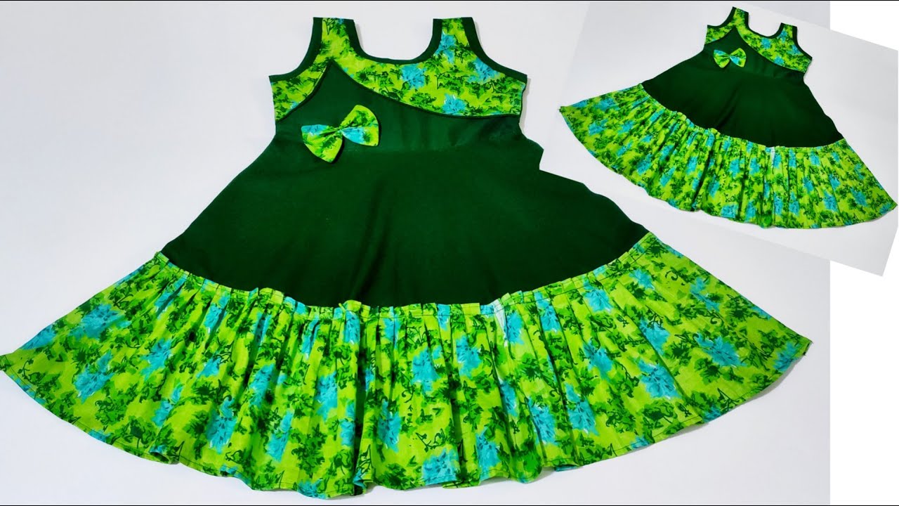 baby frock cutting and stitching 