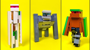 I Made new Lego Minecraft mobs 