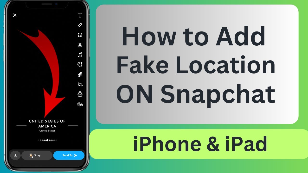 How to Show Fake Location in Snapchat Map in iPhone How to Add Fake