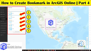 How to Create a Bookmarks in ArcGIS Online | Part 4