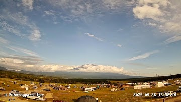 富士山ライブ配信 ふもとっぱらキャンプサイトから - Mount Fuji Live from Fumotoppara (Shizuoka Japan)