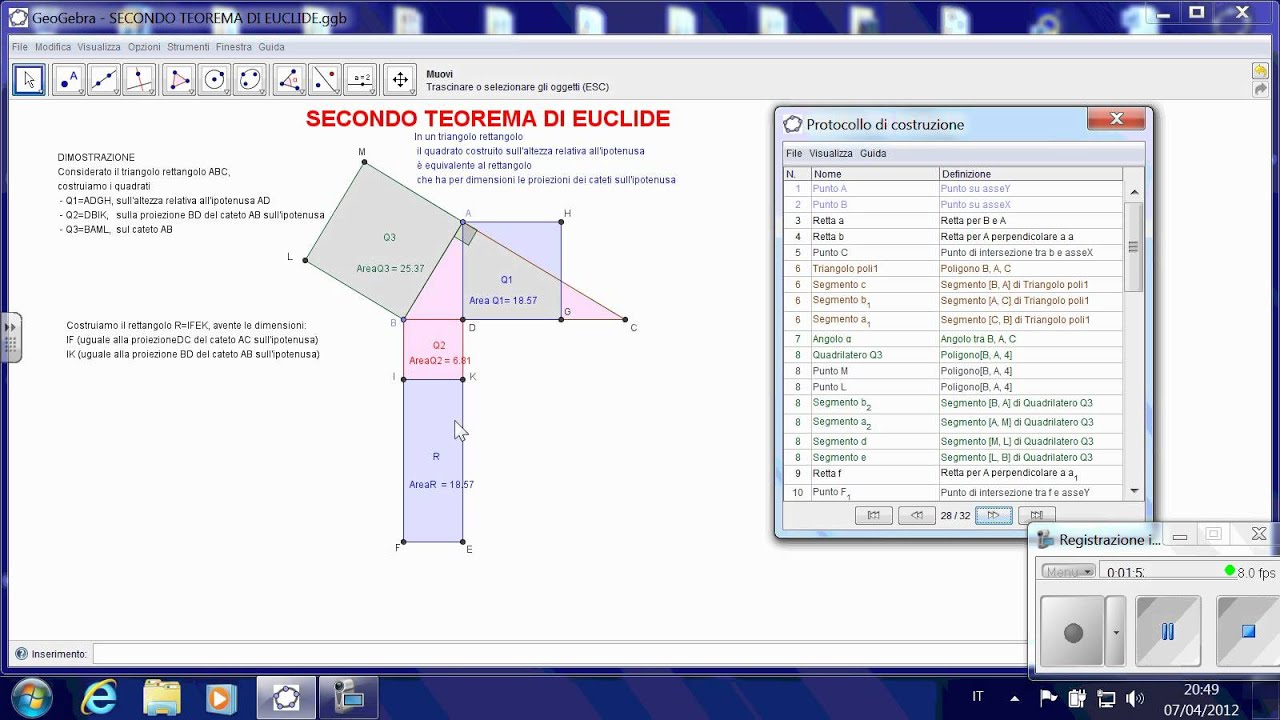 Secondo Teorema di Euclide.wmv