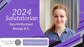 CCNY Science - 2024 Salutatorian Zara McPartland