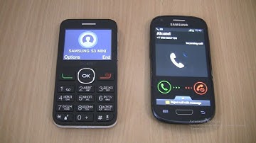 Over the Horizon Incoming call & Outgoing call at the Same Time Samsung Galaxy S3 mini VE+Alcatel
