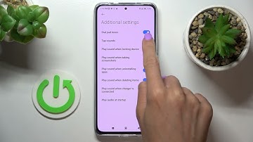 How to Tun On / Off Tap Sounds on POCO F4 - Manage Tap Sounds