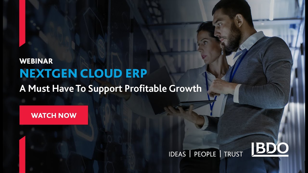 Nextgen Cloud ERP - A Must Have To Support Profitable Growth