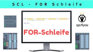 SPS programmieren lernen - Online Profikurs (Kapitel 1.15) - SCL FOR Schleife