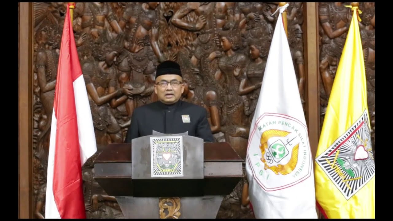 Sambutan Ketua Umum PSHT untuk Pengesahan Warga 2020