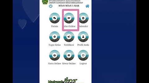Tutorial cara menggunakan Aplikasi E - Learning untuk siswa